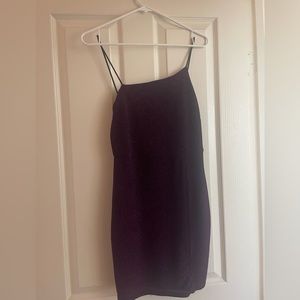 Sparkly dark purple dress